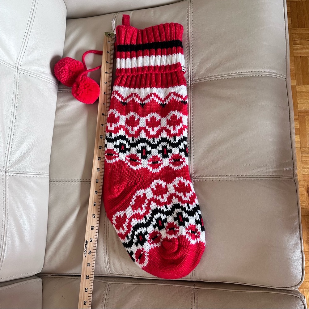 🆕 HUDSON’S BAY Christmas Stocking for Family Holiday Decorations- NWT